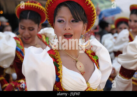 Sucre, Bolivien - 10 September: Fiesta De La Virgen de Guadalupe in Sucre. Con 10. September 2011 Stockfoto