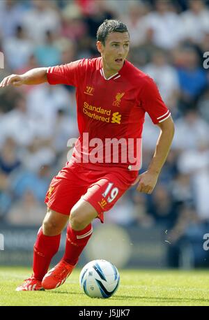 STEWART DOWNING LIVERPOOL FC DEEPDALE PRESTON ENGLAND 13. Juli 2013 Stockfoto