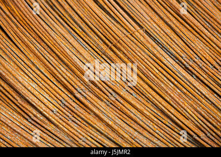 Roll der rostigen Draht Stockfoto