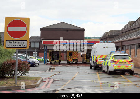 Die Gräfin von Chester Hospital in Chester als Polizei haben eine Untersuchung nach einer Reihe von toten Babys in einem Krankenhaus eingeleitet. Stockfoto