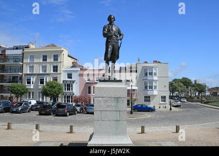 Nelson Denkmal, Grand Parade, Altstadt, Portsmouth, Hampshire, England, Großbritannien, USA, UK, Europa Stockfoto