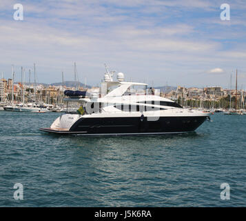 Bilder - Motor-Yacht "TATIANA" - während der kombinierten Palma International Boat Show 2017 und Palma Superyacht zeigen 2017, Paseo del Mar, Palma De Mallorca Stockfoto