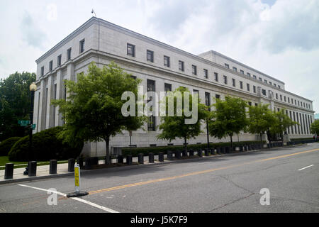 Bundesreserve-System an Bord Eccles building Washington DC USA Stockfoto