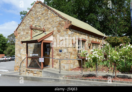 Das Hotel alte Mühle in Hahndorf, South Australia. Stockfoto