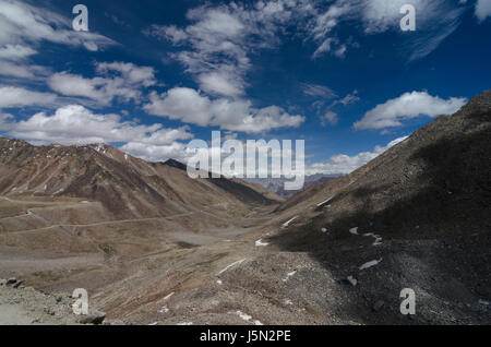 Blick vom Khardung la Pass Stockfoto