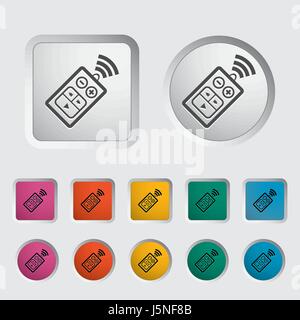 Auto-Fernbedienung-Symbol. Vektor-Illustration. Stock Vektor