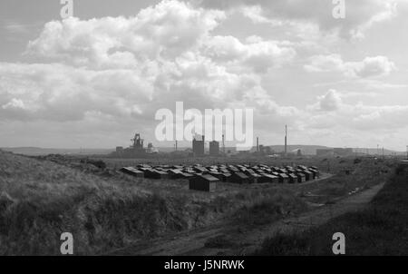 Der Fischer Hütten Süd Gare Yorkshire UK Stockfoto