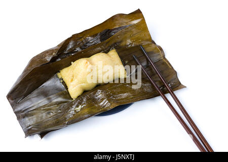 Offenen Mytisches mit Stäbchen, traditionelles chinesisches Essen in der Regel bereit für die Drachenboot-Festival Stockfoto