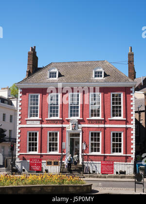 Antik-Zentrum in das rote Haus, Duncombe Ort, York, North Yorkshire, England, UK Stockfoto