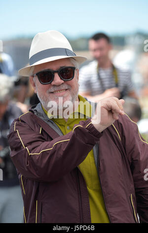 Cannes, Frankreich. 17. Mai 2017. 70. Auflage der Filmfestspiele von Cannes: Regisseur Pedro Almodovar (2017/05/17) Credit: Andia/Alamy Live News Stockfoto