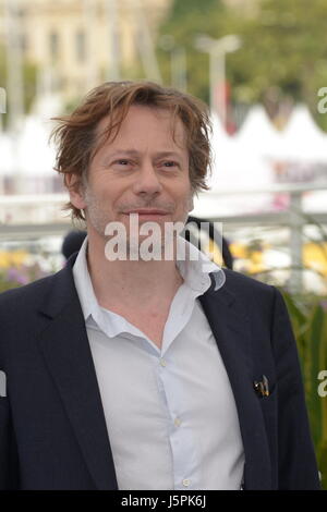 11. Mai 2016 - Cannes, Frankreich - CANNES, Frankreich - Mai 18: Schauspieler Mathieu Amalric besucht "Barbara" Fototermin während des 70. jährlichen Cannes Film Festival im Palais des Festivals am 18. Mai 2017 in Cannes, Frankreich. (Kredit-Bild: © Friedrich Injimbert über ZUMA Draht) Stockfoto