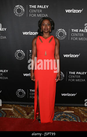 New York, USA. 18. Mai 2017. Yetide Badaki besucht die Paley Ehrungen: feiern Frauen im Fernsehen im Cipriani Wall Street am 17. Mai 2017 in New York, NY, USA. Bildnachweis: AKPhoto/Alamy Live-Nachrichten Stockfoto