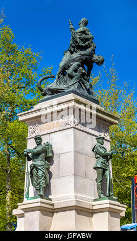 Denkmal für die Opfer des französisch-preußischen Krieges in Nantes, Frankreich Stockfoto