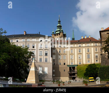 Königlicher Palast (Residenz des Präsidenten), back Party am 15. September 2014 in Prag, Tschechische Republik Stockfoto