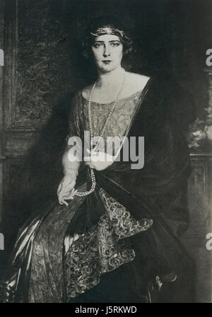 Prinzessin Maria von Rumänien (1900-61), Königin von Jugoslawien 1922-34, Portrait, 1927 Stockfoto