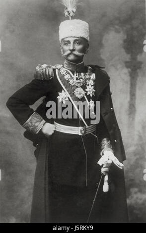 Peter i. (1844 – 1921), letzter König von Serbien 1903-18 und ersten König der Serben, Kroaten und Slowenen 1918-21, Portrait, 1914 Stockfoto