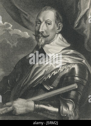 Gustav Adolf (1594-1632), König von Schweden, Gravur, 1800 Stockfoto