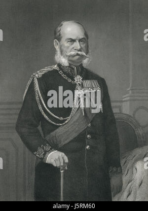 Wilhelm i. (1797-1888), König von Preußen und ersten deutschen Kaiser, Porträt Stockfoto