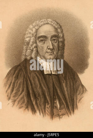 Jonathan Swift (1667-1745), irische Satiriker, Essayist und politischer Schriftsteller, Porträt Stockfoto