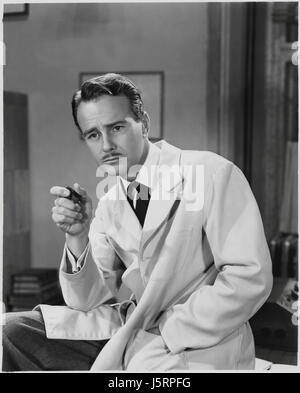 Lew Ayres, am Set des Films "Der dunkle Spiegel", 1946 Stockfoto