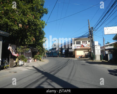 0003 Sampaloc-Tambubong-Caingin, San Rafael Sabang Baliuag Bulacan arteriellen Straße 01 Stockfoto