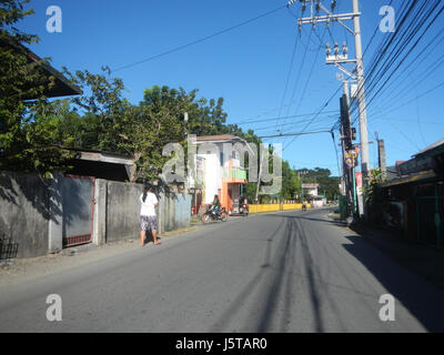 0003 Sampaloc-Tambubong-Caingin, San Rafael Sabang Baliuag Bulacan arteriellen Straße 06 Stockfoto