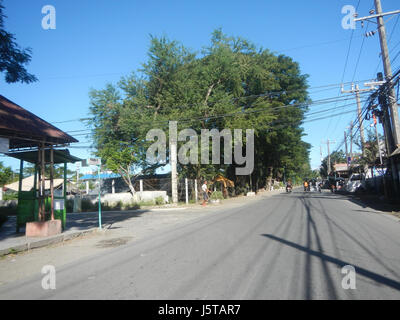 0003 Sampaloc-Tambubong-Caingin, San Rafael Sabang Baliuag Bulacan arteriellen Straße 12 Stockfoto