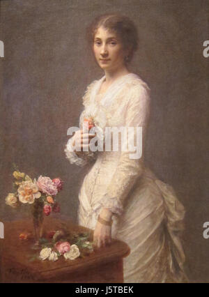 "Madame Lerolle" von Henri Fantin-Latour, 1882 Stockfoto