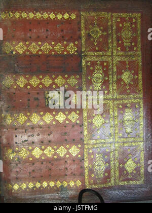 -A Manuskript Katalog der Bücher der königlichen Bibliothek der Könige von England, jetzt im British Museum. ---untere Abdeckung (teilweise Bild) (Tab.1281.b.1.) Stockfoto