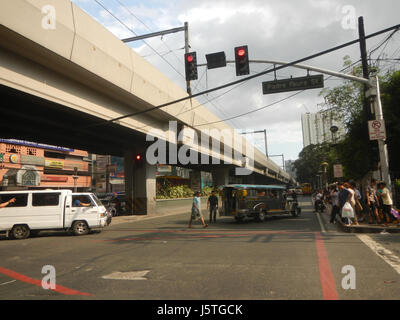 0217 Taft Avenue Ermita Padre Faura Straße 24 Stockfoto