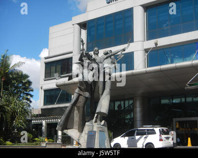 Dies bezieht sich auf das GMA Network Center, das sich an der Timog Avenue in Quezon City, Philippinen, befindet und ein bedeutender Rundfunkpunkt des GMA Network ist. Stockfoto