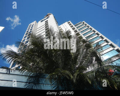 Das GMA Network Center befindet sich an der Timog Avenue in Quezon City und dient als Hauptsitz für GMA Network, einem großen Sendeunternehmen auf den Philippinen. Das Zentrum ist ein Drehkreuz für Medien- und Rundfunkaktivitäten. Stockfoto