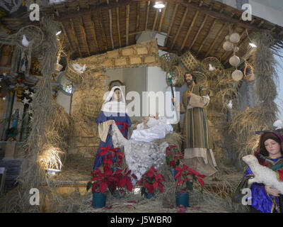 01460 St. Michael der Erzengel Pfarrkirche San Miguel Bulacan 02 Stockfoto