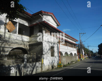 01522 St. Michael der Erzengel Pfarrkirche San Miguel Bulacan 01 Stockfoto