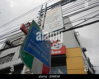 01059 unserer lieben Frau von Fatima Pfarrkirche gen Capinpin Street, Bangkal, Makati City 04 Stockfoto