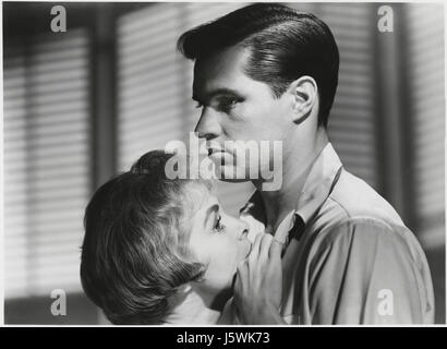 Janet Leigh, John Gavin, am Set des Films, "Psycho", 1960 Stockfoto