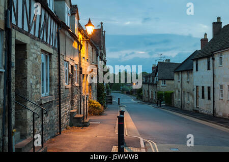 Frühling Morgendämmerung in Winchcombe, Gloucestershire, England. Stockfoto