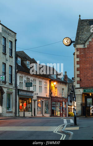 Morgendämmerung in Winchcombe, Cotswolds, Gloucestershire, England. Stockfoto