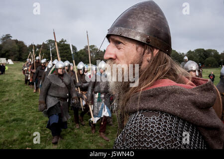 Schlacht von Hastings historischen jährlichen Re-Enactment in East Sussex, UK Stockfoto