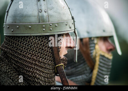 Schlacht von Hastings historischen jährlichen Re-Enactment in East Sussex, UK Stockfoto