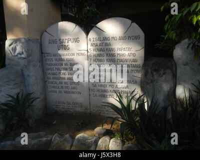 0278 Pasig Kirche Santo Rosario de Barangay Rosario Ortigas Avenue Extension 03 Stockfoto