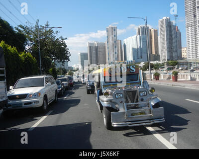 0261 Pasig River Park Cembo West Rembo Makati City J. P. Rizal Str. 14 Stockfoto