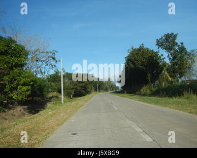 04776 Paddy Felder Salapungan Straßen Magumbali an Pampanga 24 Stockfoto