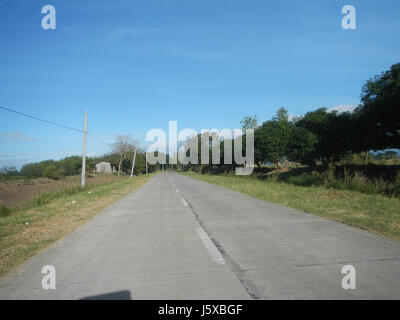 04776 Paddy Fields Salapungan Roads Magumbali Candaba Pampanga 30 zeigt eine Luftaufnahme der Reisfelder in der Candaba Region von Pampanga auf den Philippinen. Das Bild fängt das üppige Grün der Reisfelder ein und zeigt die Bedeutung der Landwirtschaft für die Wirtschaft der Region. Stockfoto