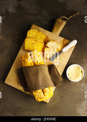 Kürbisbrot Stockfoto