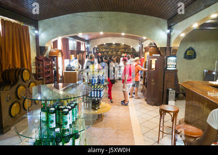 Rum-Shop in Havanna, Kuba Stockfoto