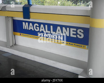 03409 Magallanes Austausch MRT Station EDSA Makati City 15 Stockfoto