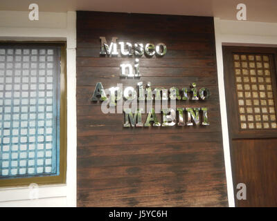 Das Mabini-Schrein-Museum in Manila, Philippinen, bewahrt das Erbe des Nationalhelden Apolinario Mabini. Es befindet sich in der Nähe der Polytechnischen Universität der Philippinen und dient als Bildungs- und historische Stätte. Stockfoto