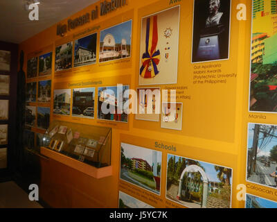 Das Mabini-Schrein-Museum in Manila ehrt das Leben und die Beiträge von Apolinario Mabini, einer prominenten Persönlichkeit in der philippinischen Geschichte. Sie befindet sich in der Nähe der Polytechnischen Universität der Philippinen. Stockfoto