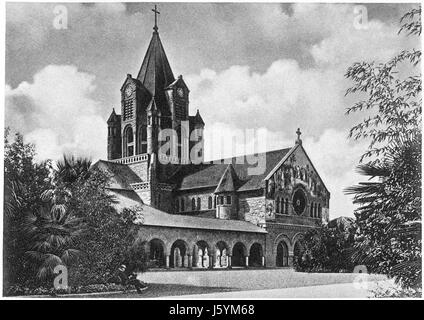 Memorial Kirche, Stanford University, Palo Alto, Kalifornien, Photogravure, Denison News Co., 1903 Stockfoto